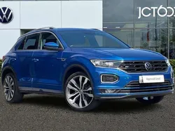 Blue Used 2021 VW T-Roc R-line SUV | £24,250 (Fair price)