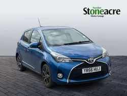 Blue Used 2016 Toyota Yaris Design Hatchback | £8,495 (Fair price)