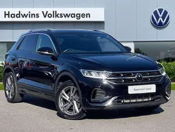 Black Used 2024 VW T-Roc R-line SUV | £26,495 (Fair price)