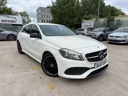 White Used 2017 Mercedes A160 AMG line Hatchback | £11,499 (Fair price)