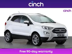 White Used 2018 Ford Ecosport Titanium SUV | £6,999 (Fair price)