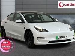 White Used 2020 Tesla Model 3 Performance Sedan | £29,988