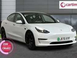 White Used 2020 Tesla Model 3 Performance Sedan | £29,988