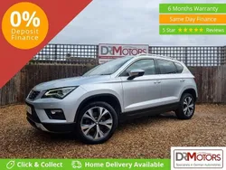 Silver Used 2017 Seat Ateca Ecomotive SUV | £9,340 (Fair price)