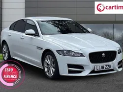 White Used 2018 Jaguar XF R-Sport Sedan | £14,199 (Fair price)