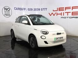 White Used 2021 Fiat 500e Star Cabriolet | £13,488 (Fair price)