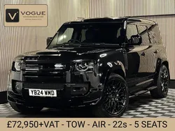 Black Used 2024 Land Rover Defender HSE Dynamic SUV | £72,950 (Expensive)