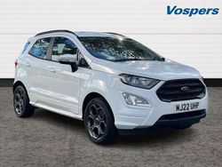 White Used 2022 Ford Ecosport ST-Line SUV | £12,500 (Fair price)