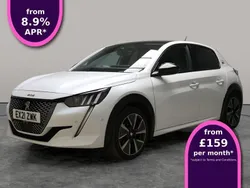 White Used 2021 Peugeot e-208 Premium Hatchback | £12,218 (Fair price)