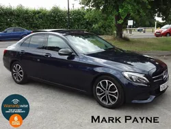 Blue Used 2017 Mercedes C220 Sedan | £8,990 (Good price)