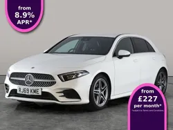 White Used 2019 Mercedes A200 AMG line Hatchback | £15,814 (Fair price)