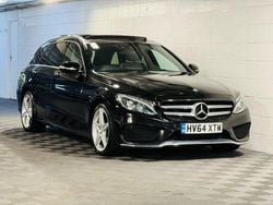 Black Used 2014 Mercedes C250 AMG Line Premium Plus Estate | £7,789 (Fair price)