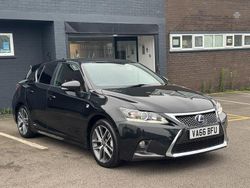 Black Used 2016 Lexus CT200h Sport Line Hatchback | £11,795 (Fair price)