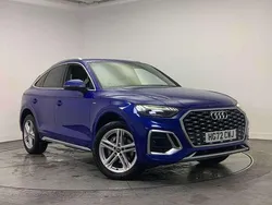 Blue Used 2022 Audi Q5 Sportback S-Line SUV | £32,500 (Good price)