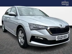 Silver Used 2021 Skoda Scala SE Hatchback | £10,895 (Fair price)