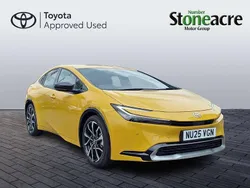 Yellow New 2025 Toyota Prius Hatchback | £34,950 (Fair price)