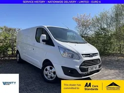 White Used 2017 Ford Transit Custom Limited | £7,495 (Good price)
