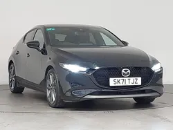 Black Used 2021 Mazda 3 Inclusive Hatchback | £15,498 (Fair price)