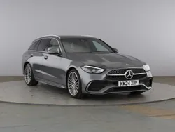 Selenite grey metallic Used 2024 Mercedes C300 AMG Line Premium Estate | £33,900 (Fair price)