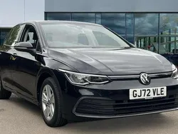 Deep black pearl Used 2022 VW Golf VIII Life Hatchback | £16,079 (Good price)