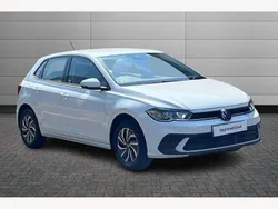 Pure white Used 2024 VW Polo Life Hatchback | £19,190 (Fair price)