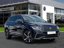 Black Used 2024 VW Tiguan Allspace R-line SUV | £39,692