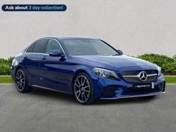 Blue Used 2020 Mercedes C220 AMG Line Premium Sedan | £23,639 (A bit pricey)