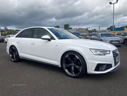White Used 2019 Audi A4 S-Line Sedan | £16,995 (Fair price)