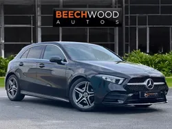 Black Used 2019 Mercedes A180 AMG line Hatchback | £17,700 (Fair price)