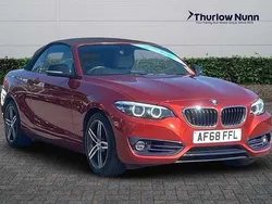 Orange Used 2018 BMW 218 Sport Line Cabriolet | £15,000 (Fair price)