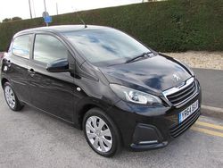 Black Used 2014 Peugeot 108 Active Hatchback | £4,295 (Fair price)