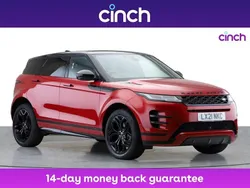 Red Used 2021 Land Rover Range Rover evoque HSE Dynamic SUV | £24,279 (Fair price)