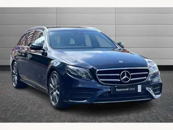 Cavansite blue Used 2020 Mercedes E350 AMG line Estate | £21,990