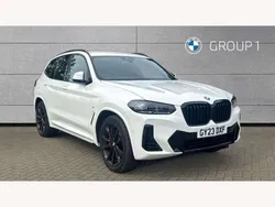 White Used 2023 BMW X3 M Sport SUV | £40,995 (A bit pricey)