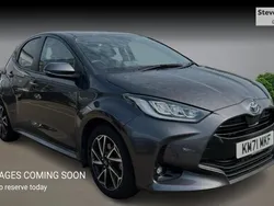 Grey Used 2021 Toyota Yaris Hybrid Design Hatchback | £15,481 (Fair price)