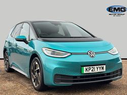 Turquoise Used 2021 VW ID.3 Pro Performance Hatchback | £16,295 (A bit pricey)