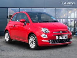 Red Used 2022 Fiat 500 Dolcevita Hatchback | £9,799 (Fair price)