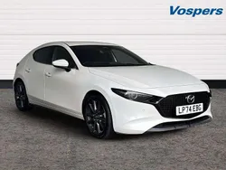 White Used 2025 Mazda 3 Exclusive-Line Hatchback | £23,600