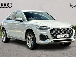 White Used 2022 Audi Q5 Sportback S-Line SUV | £33,900 (Good price)