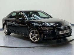 Black Used 2018 Audi A4 S-Line Sedan | £8,795 (Fair price)