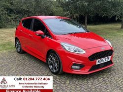 Red Used 2018 Ford Fiesta ST-Line Hatchback | £8,995 (Fair price)
