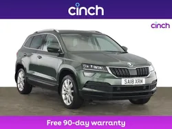 Green Used 2018 Skoda Karoq SE L SUV | £14,349 (Fair price)
