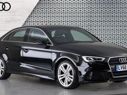 Black Used 2018 Audi A3 S-Line Sedan | £13,991 (Good price)