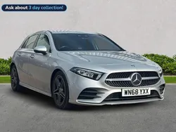 Silver Used 2018 Mercedes A200 AMG Line Premium Hatchback | £18,369 (A bit pricey)