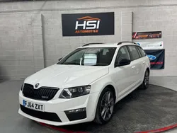 White Used 2014 Skoda Octavia vRS Estate | £7,195 (Expensive)