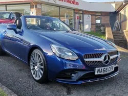 Blue Used 2016 Mercedes SLC200 AMG line Cabriolet | £15,995 (Good price)