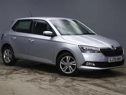 Brilliant silver metallic Used 2020 Skoda Fabia SE Hatchback | £9,995 (Fair price)