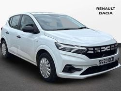 White Used 2023 Dacia Sandero Essentiel Hatchback | £9,400 (Good price)