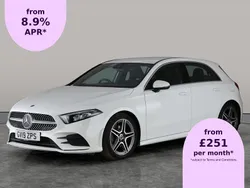 White Used 2019 Mercedes A180 AMG line Hatchback | £16,386 (Fair price)