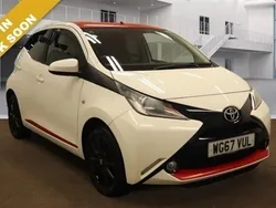 White Used 2017 Toyota Aygo x-press Hatchback | £7,995 (Fair price)